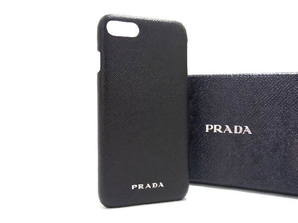 □新品□未使用□ PRADA プラダ サフィアーノレザー iPhone7/8/SE(第2
