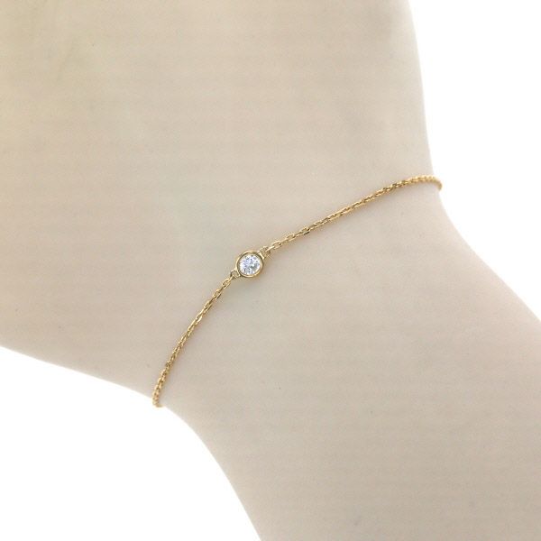 AHKAH K18ヌーディーダイヤブレスレット