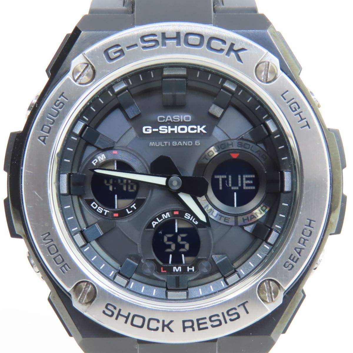 CASIO カシオ G-SHOCK GST-W110-1AJF G-STEEL タフソーラー 腕時計 ※中古