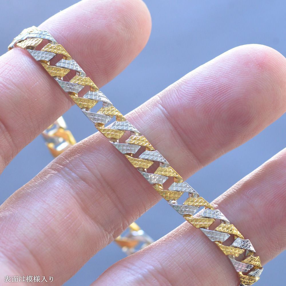 PT喜平アンクレット 約25cmメンズ じゅん PT喜平アンクレット 12面