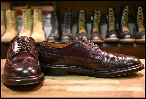 ALDEN オールデン　975  コードバン　バーガンディ　7.5D オールデン 975 バーガンディ ALDEN オールデン 975 バーガンディ