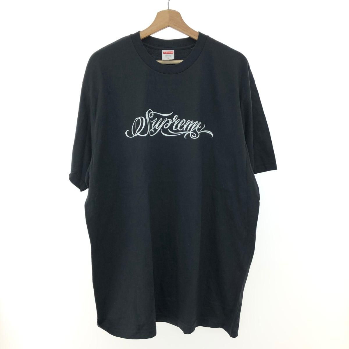 Supreme Washed Script S/S Top Tシャツ ブラック Supreme - supreme washed script s/s top ブラック XLサイズの通販 by