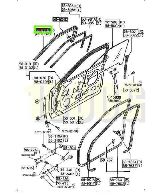 車 【マツダ純正新品】MAZDA 未使用品 ☆超希少品☆ RX-7 FC3S