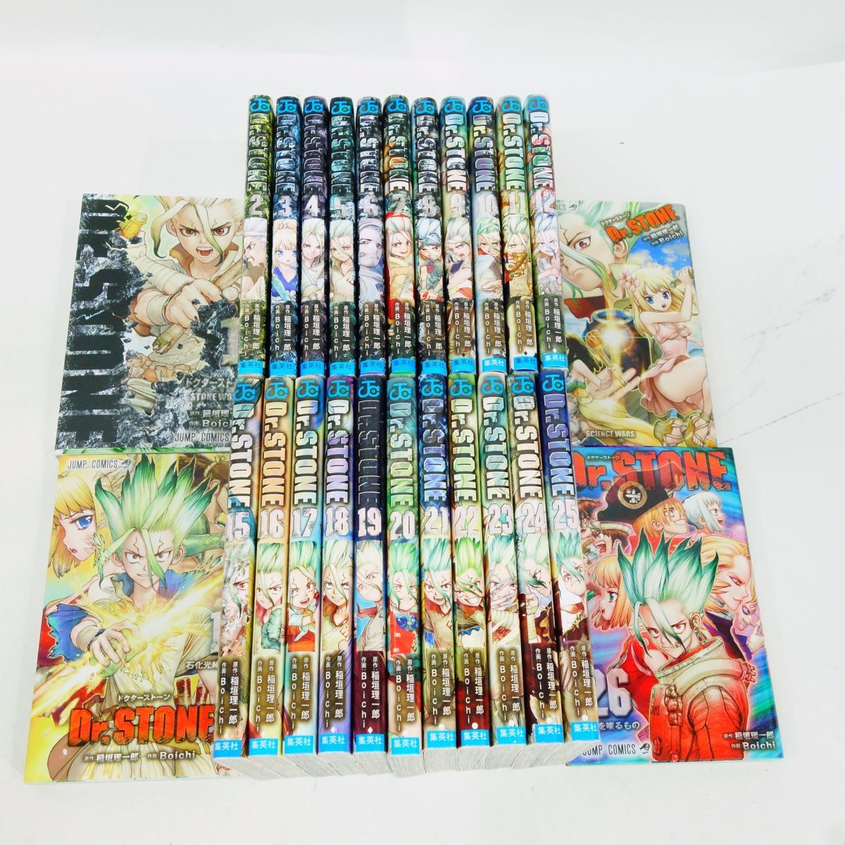 Dr.STONE ドクターストーン 1〜26巻 セット/コミック/稲垣理一郎/Boichi ※中古 - メルカリ