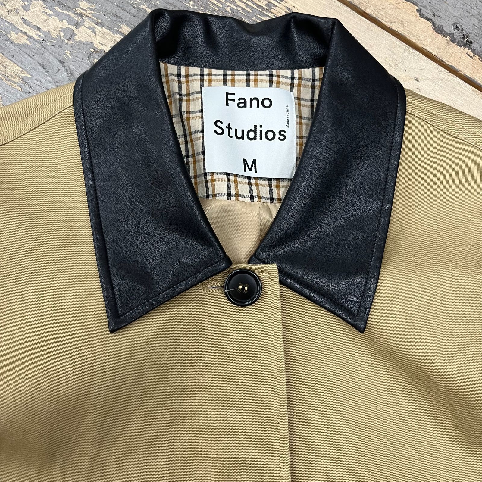 リメイク品】Fano Studios ファノ ストゥディオズ Blocking lapel