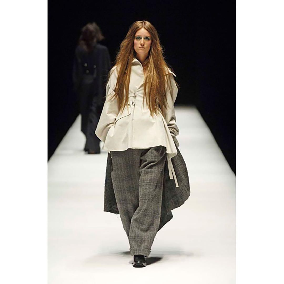 パンツ Yohji Yamamoto 06AW tweed belted pants 1 Yohji Yamamoto 06AW tweed belted pants 1 - メルカリ
