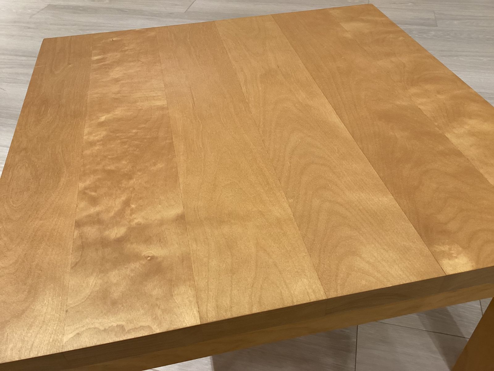 CHARDONNAY(シャルドネ) 自然素材の家具 キッズテーブル カバ桜材