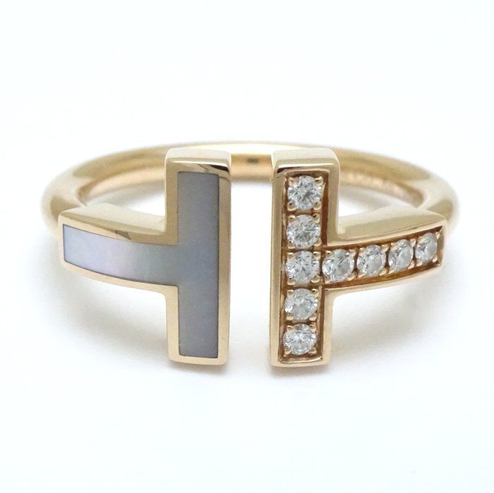 TIFFANY&Co. ティファニー Tワイヤー リング 指輪 ダイヤモンド ...