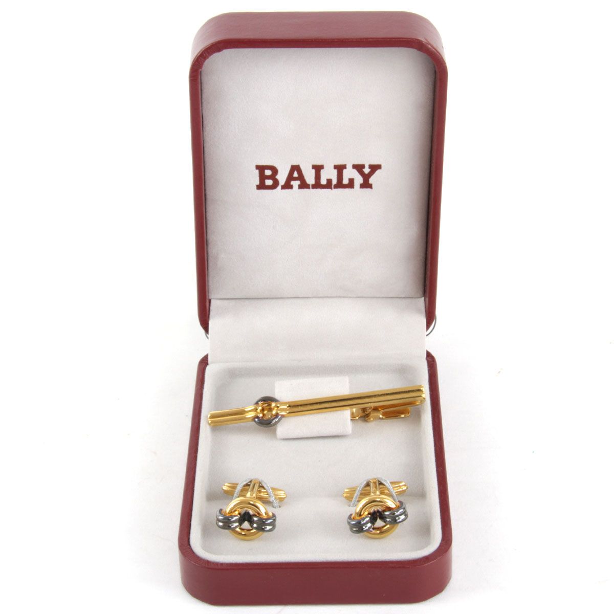 BALLYネクタイピン カフス 美品『USED』 バリー ネクタイピン&カフスセット タイピン