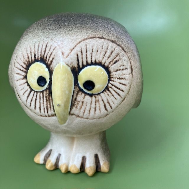 638】<<新品>>LISA LARSON リサラーソン フクロウ (小) OWL(S) 1262200 置物 インテリア 北欧 オブジェ 鳥 -  メルカリ