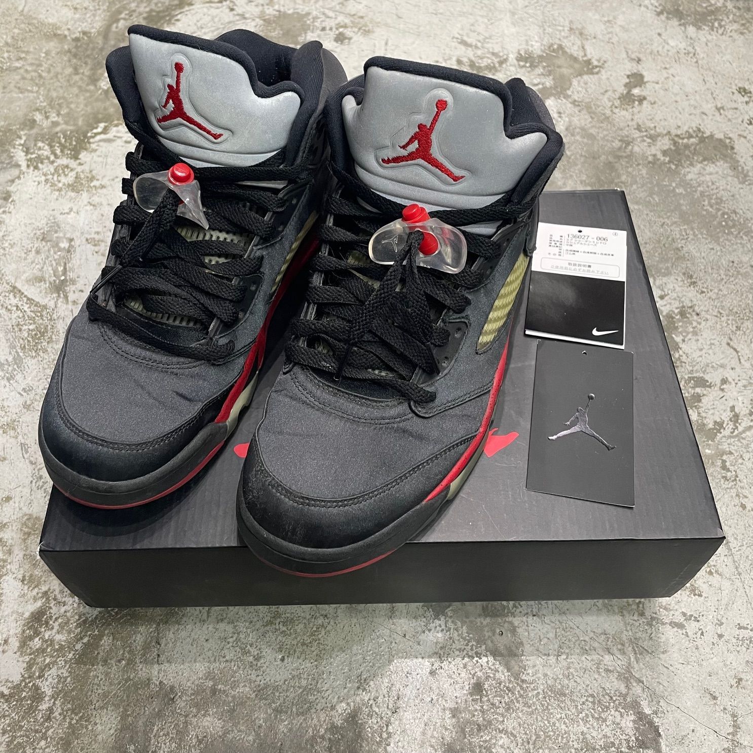 国内正規 NIKE Air Jordan 5 Satin Bred ジョーダン5 スニーカー 