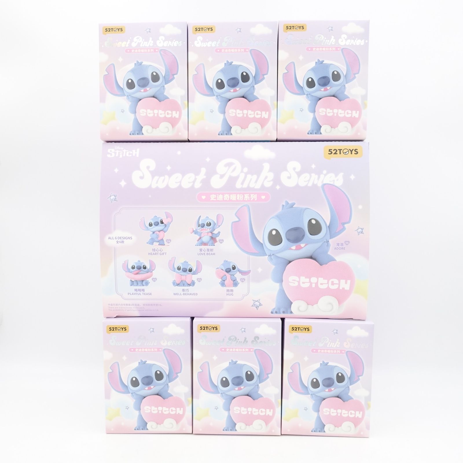 スティッチ スイートピンク 52TOYS BLINDBOXシリーズ フィギュア