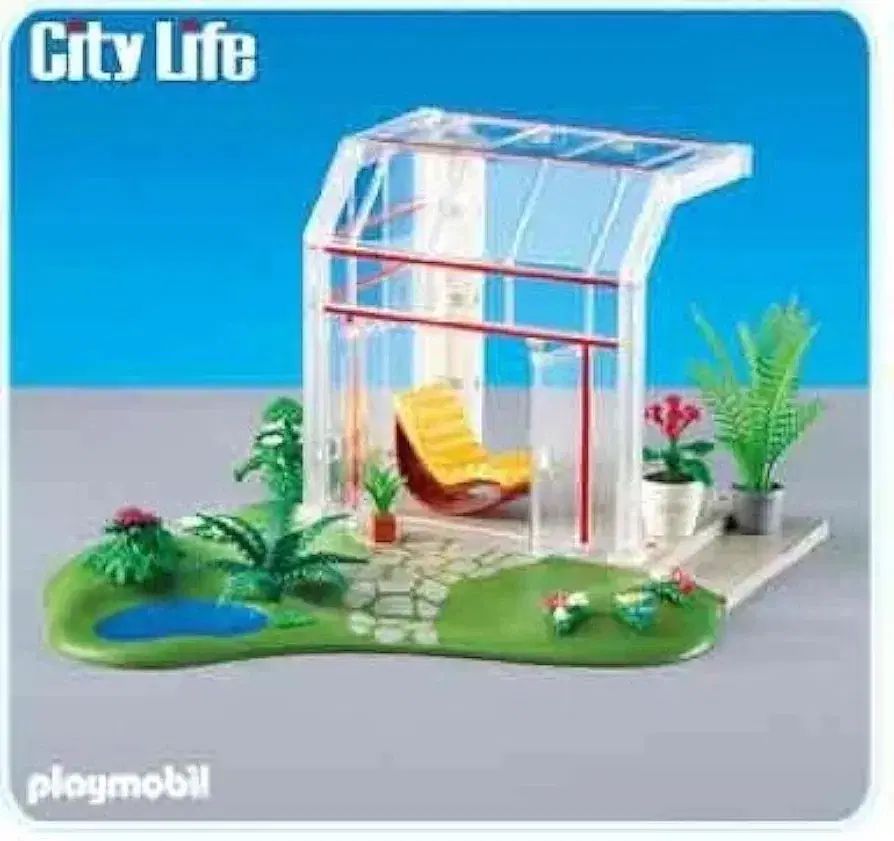 プレイモービル 6299 ガラス 単温室
