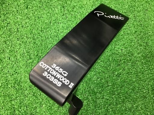 Piretti Piretti MIDNIGHT BLACK COTTONWOOD II 365G 34インチ パター PT スチール フレックスその他 メンズ 男性用 右利き 右用 Cランク ゴルフクラブ