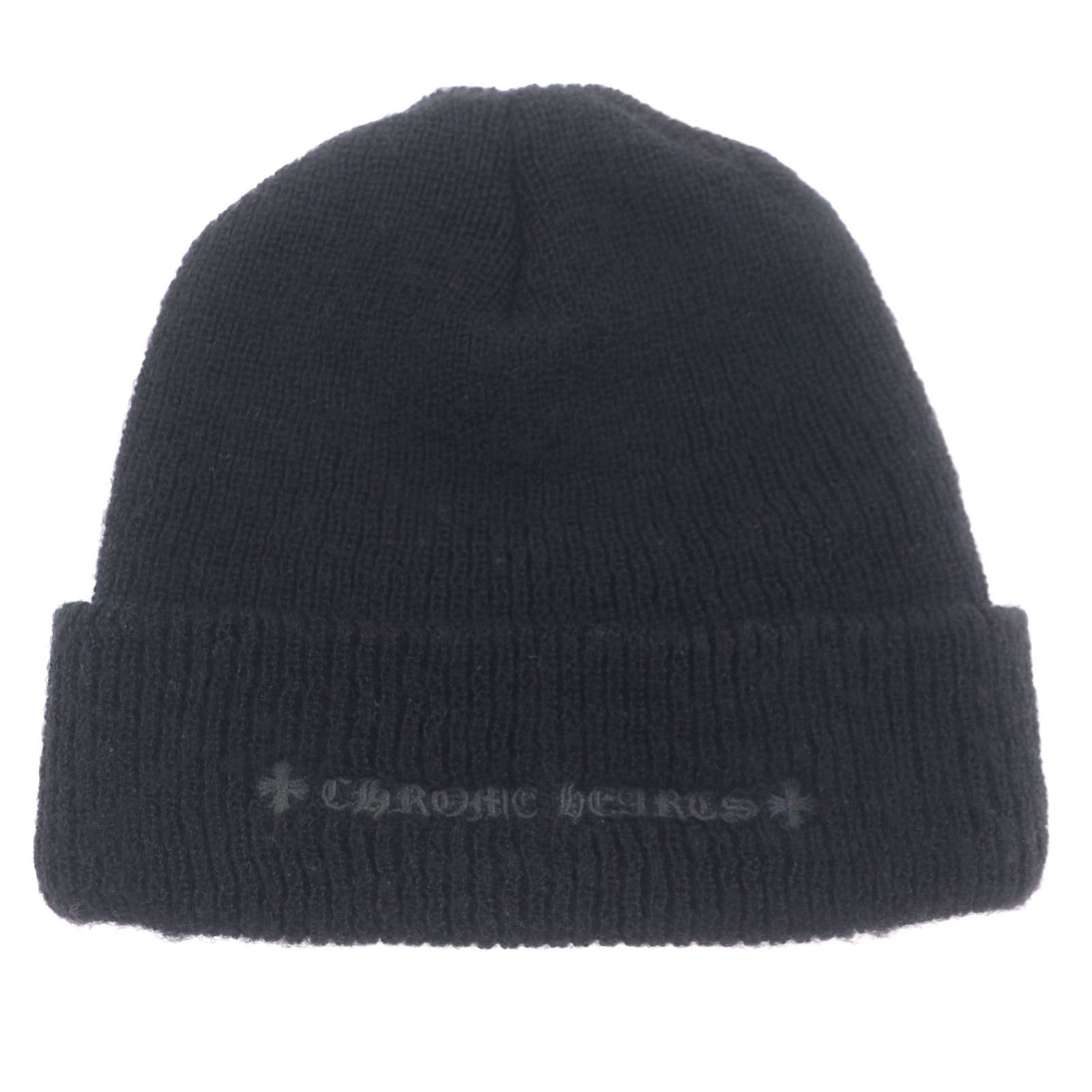 CHROME HEARTS ニット帽 ウール100% CHROME HEARTS クロムハーツ WOOL WATCH CAP ウールワッチ