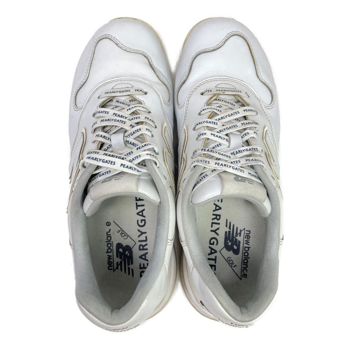 PEARLY GATES パーリーゲイツ ×NEW BALANCE、UGS1400P スパイクレス ゴルフシューズ  ホワイト系 27.5 [240101462695] ゴルフウェア メンズ ストスト PEARLY GATES パーリーゲイツ ×NEW BALANCE、UGS1400P スパイク