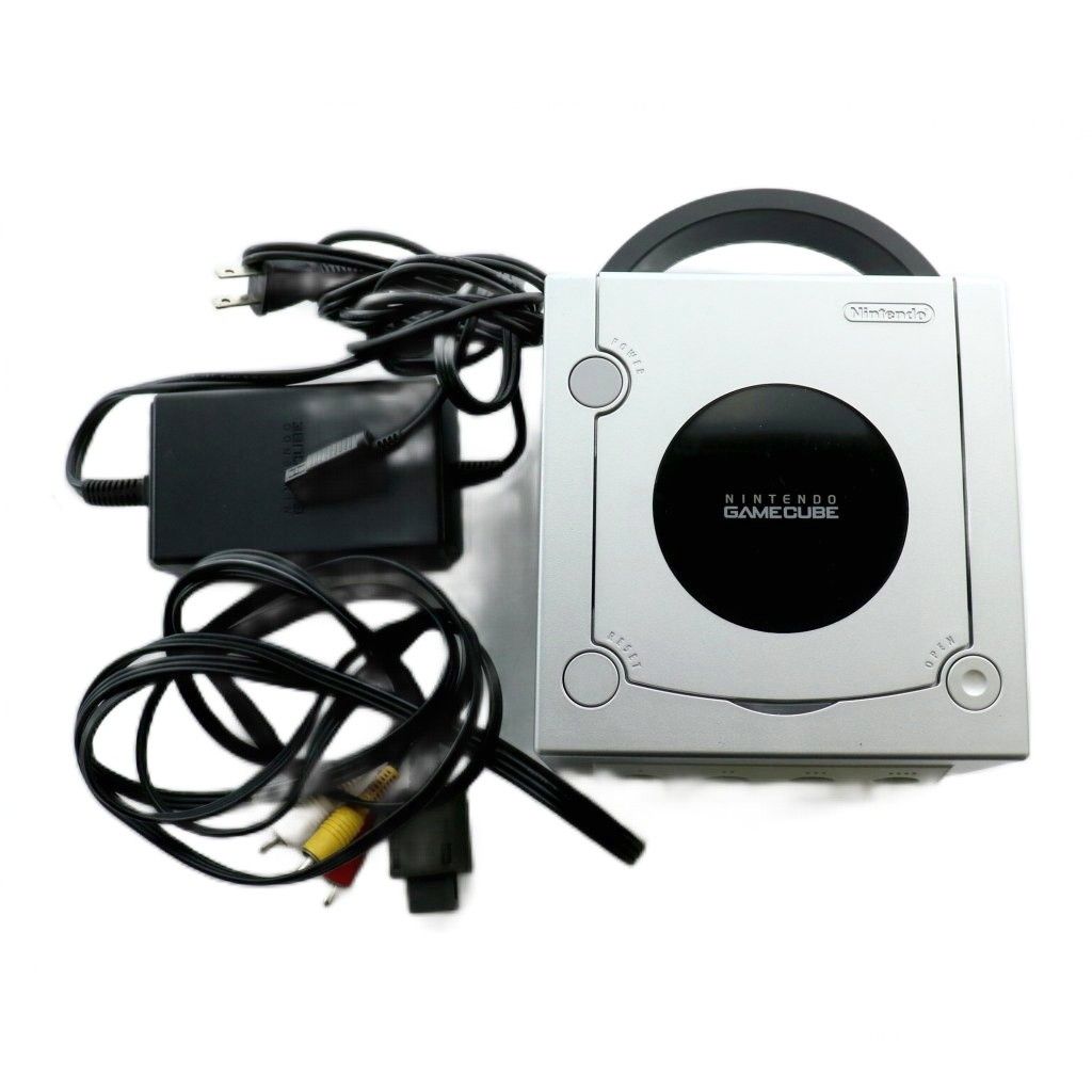 ニンテンドー 任天堂 NINTENDO ゲームキューブ GAMECUBE ゲーム機本体 銀 シルバー DOL-001 MP GY11