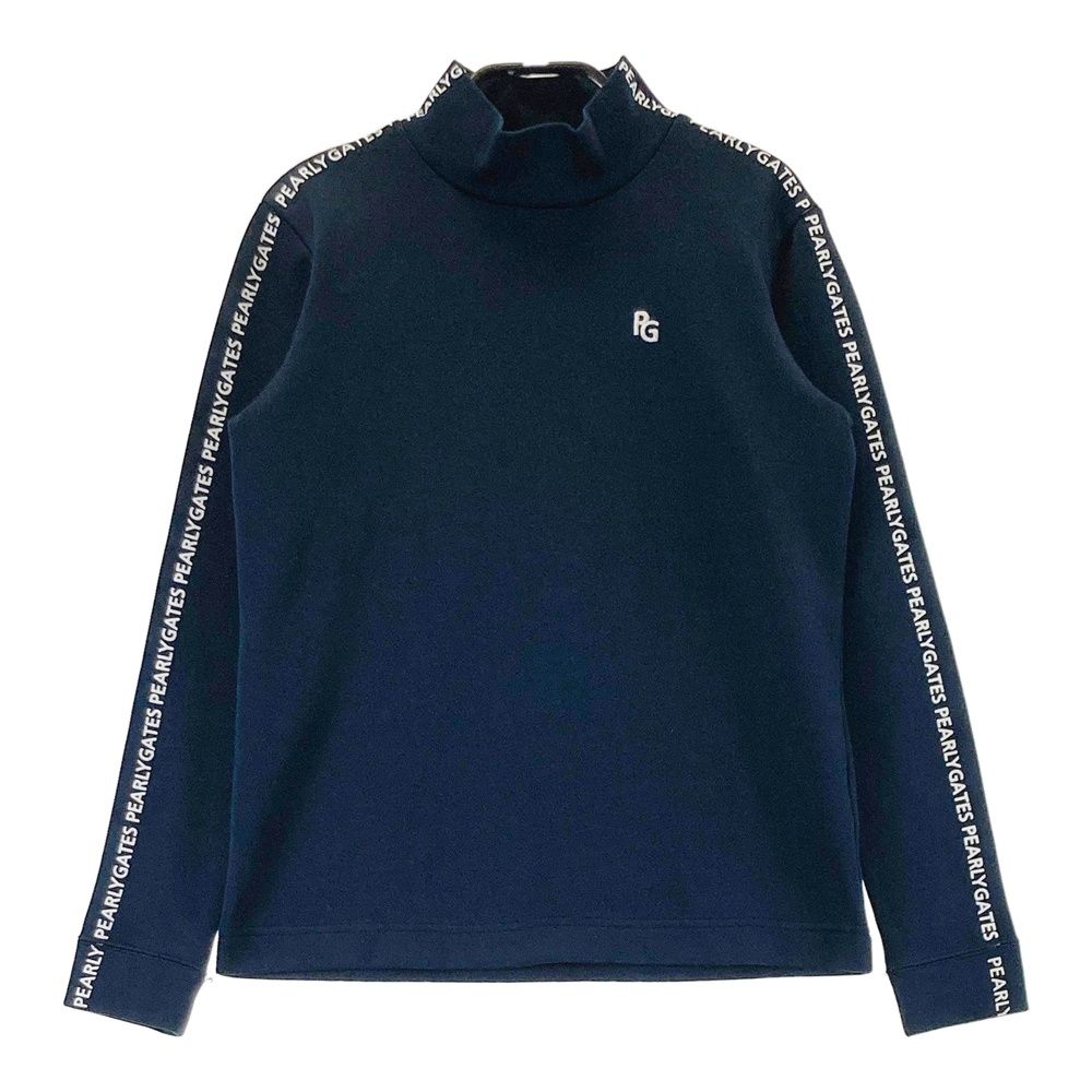 サイズ：0 PEARLY GATES パーリーゲイツ ハイネック 長袖Tシャツ