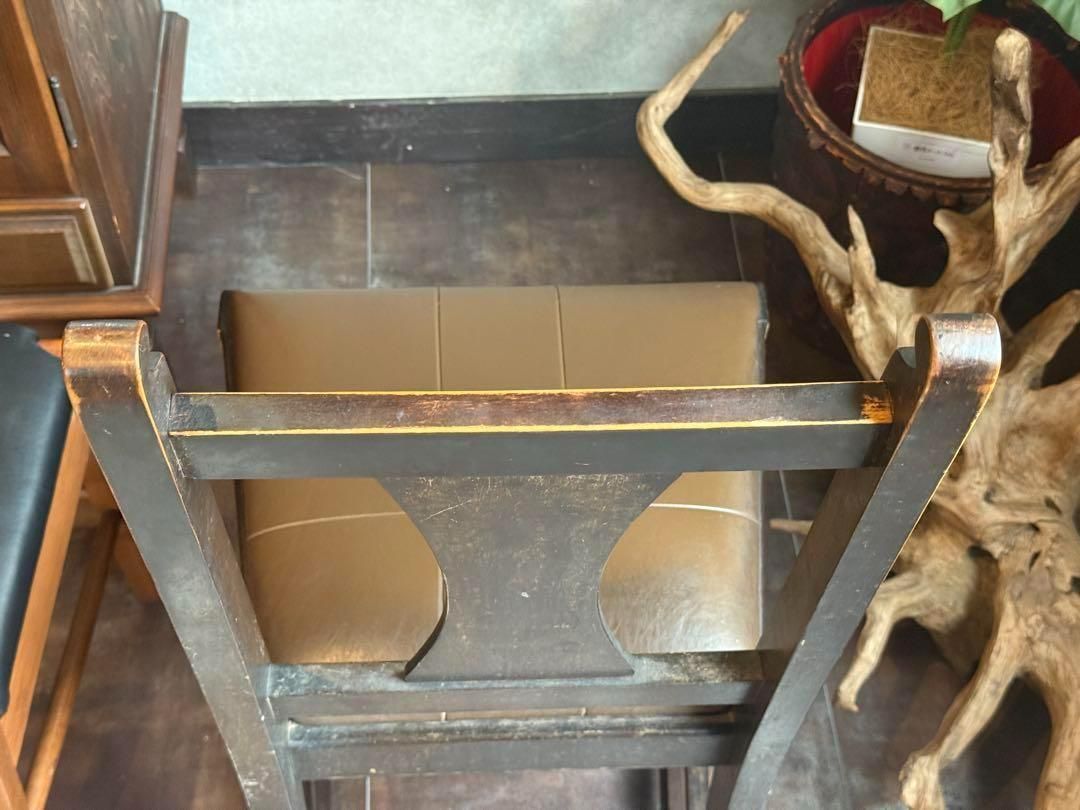 アンティーク ヴィンテージチェア クラシック レトロ 古家具 2脚セット