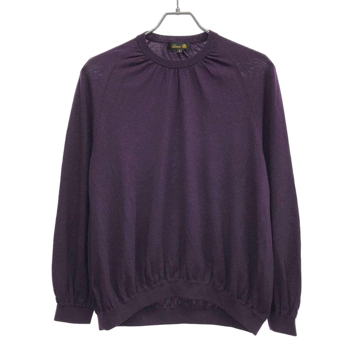 Drawer ドゥロワー 17AW バルーンスリーブニットセーター 6513-299-0787 パープル 1 ITP1ROU63ZNS Drawer ドゥロワー 17AW バルーンスリーブニットセーター 6513