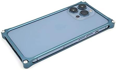 Amazonから発送 ギルドデザイン ソリッドバンパー マットブルー iPhone 13 Pro Max