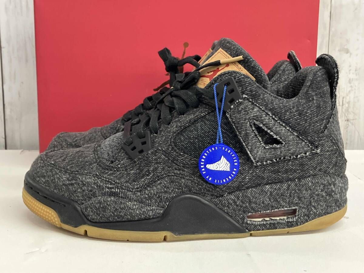 鑑定済み】NIKE AIR JORDAN4 RTR LEVIS NRG BG スニーカー ナイキ エア 