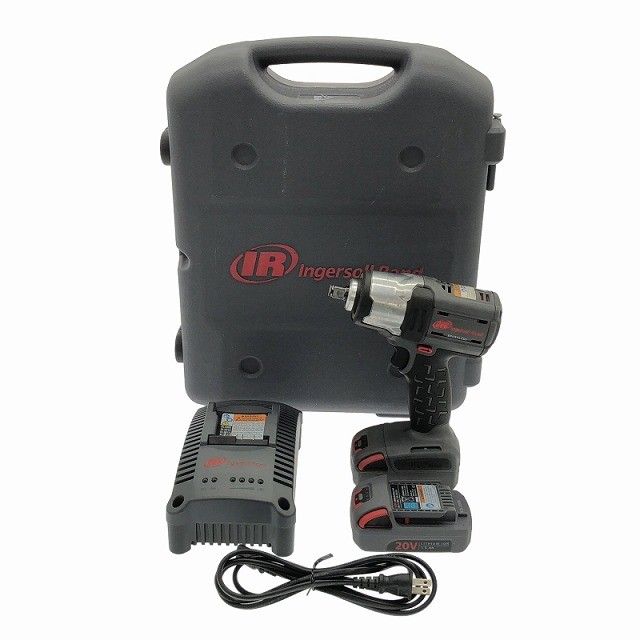 Ingersoll Rand インガソールランド 20V 充電式インパクトレンチ W5153 バッテリ2個 20V 1.5Ah 充電器 ケース付116896 HRDEVELOPMENT_JP