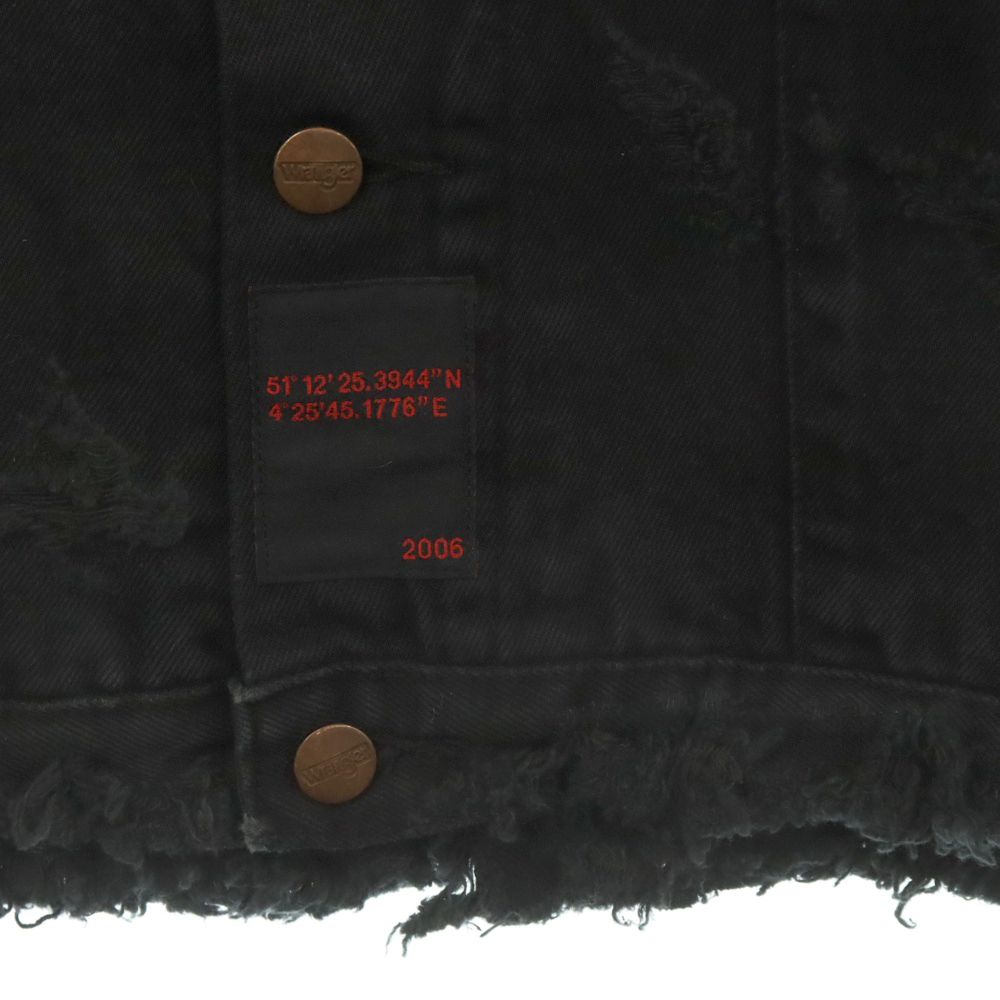 ALMOSTBLACK (オールモストブラック) 20AW ダメージ加工 デニム 