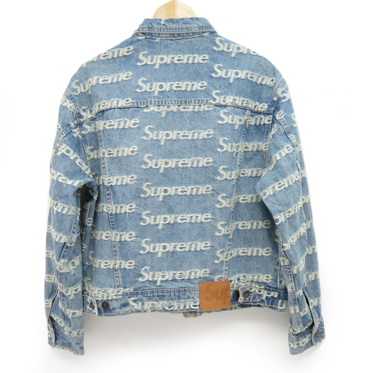 Supreme シュプリーム Frayed Logos Denim Trucker Jacket フレイ ロゴ ...