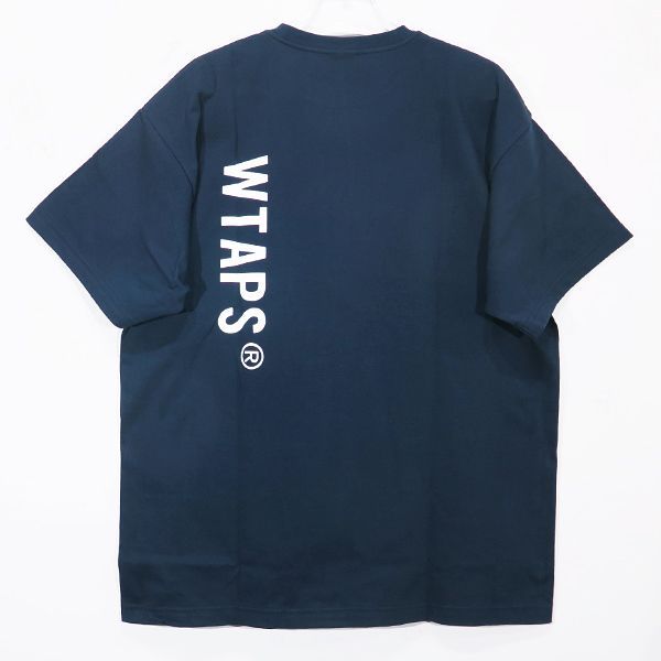 wtaps SIGN / SS / COTTON ネイビー Mサイズ 売切WTAPS24シーズン発売 
