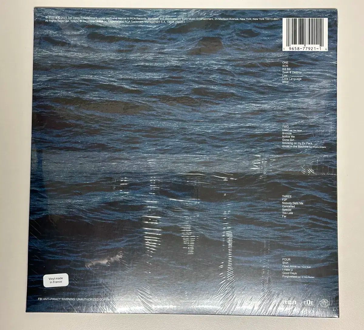 未開封 LP SZA SOS 新品未開封 SZA SOS Lana シザ ラナ LPレコード 新品