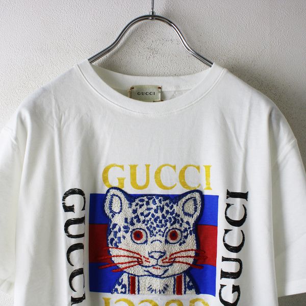 2020年 GUCCI グッチ 575114 チルドレンズ ヒグチユウコ コラボ 刺繍T