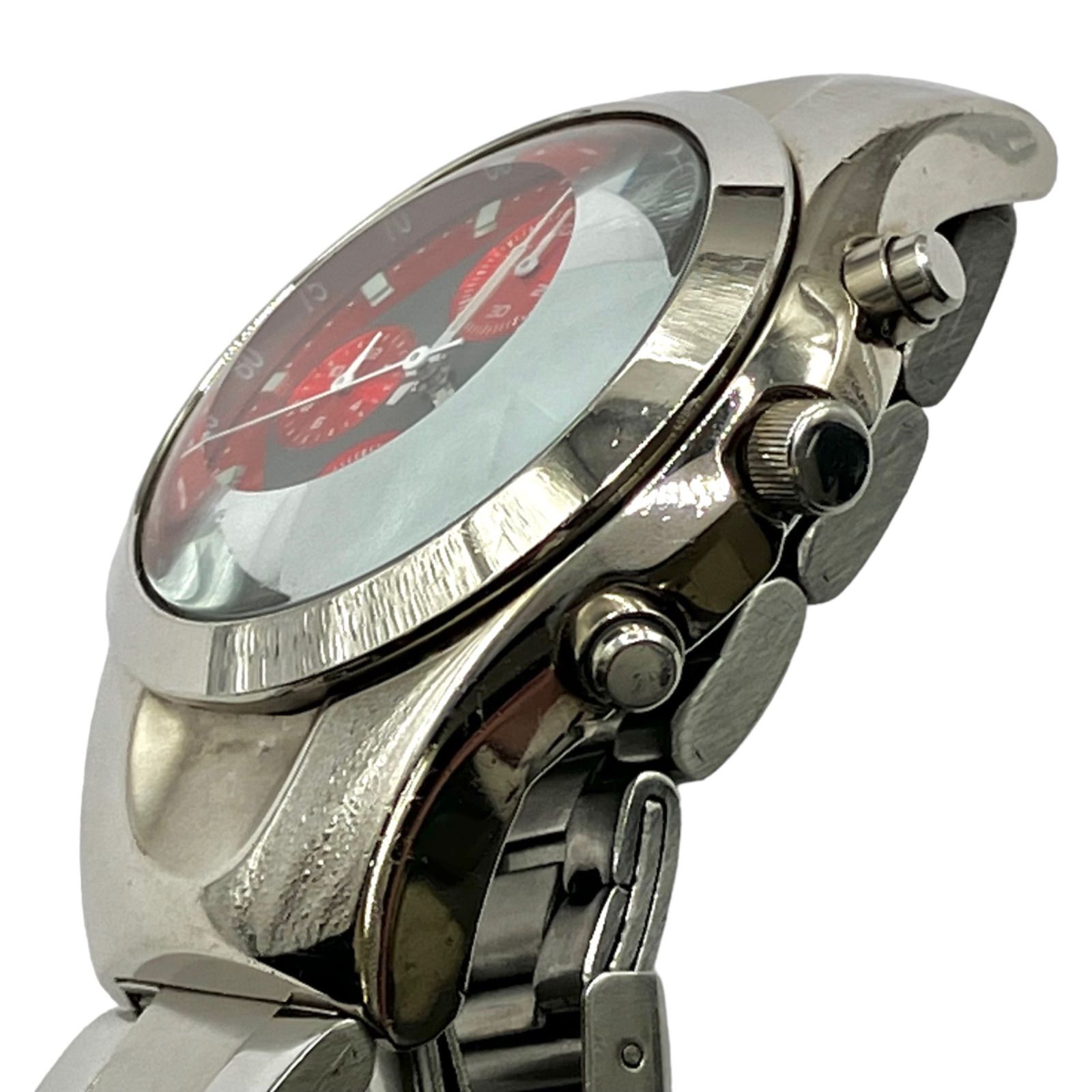極美品⭐️CITIZEN】 シチズン OXY オキシー クロノグラフ 赤文字盤