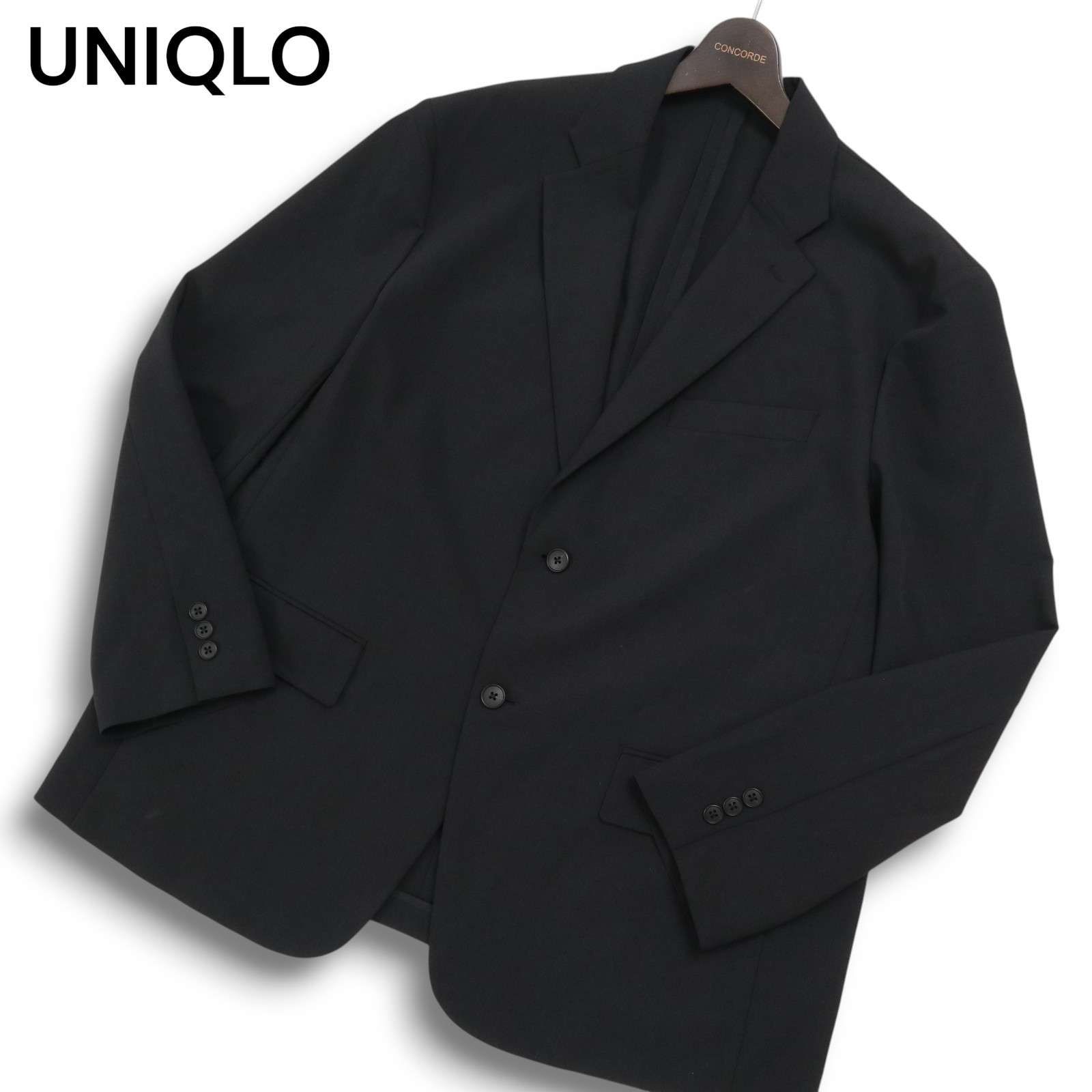 完売極美品　Lサイズ UNIQLO:C ワークジャケット　アンコン　洗濯可能　黒 UNIQLO：C」新作47アイテムが2月28日発売 モダンなシルエット