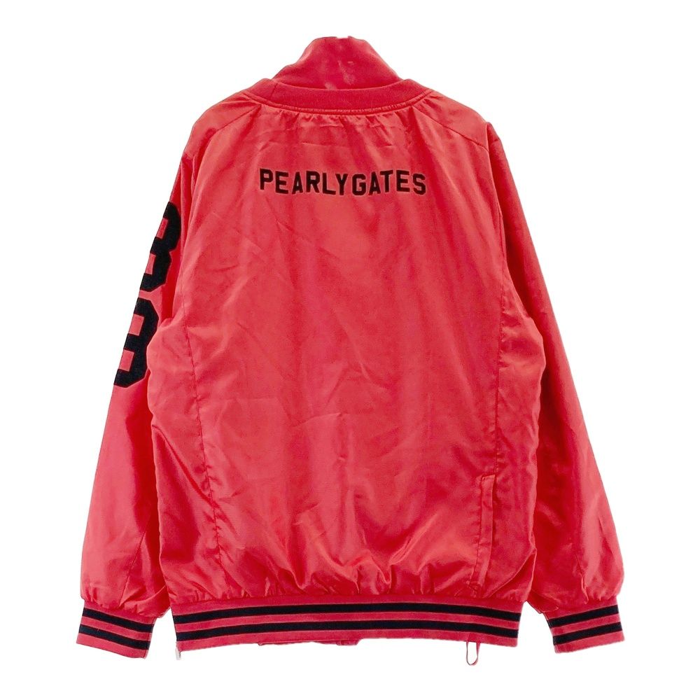 サイズ 1 PEARLY GATES パーリーゲイツ 蓄熱ブルゾン ツインスニード レッド系 240101421214 ゴルフウェア レディース ストスト