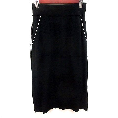 23年式 セオリーリュクス COMET 黒ロングスカート 38 美品 23年式 セオリーリュクス COMET 黒ロングスカート 38 美品