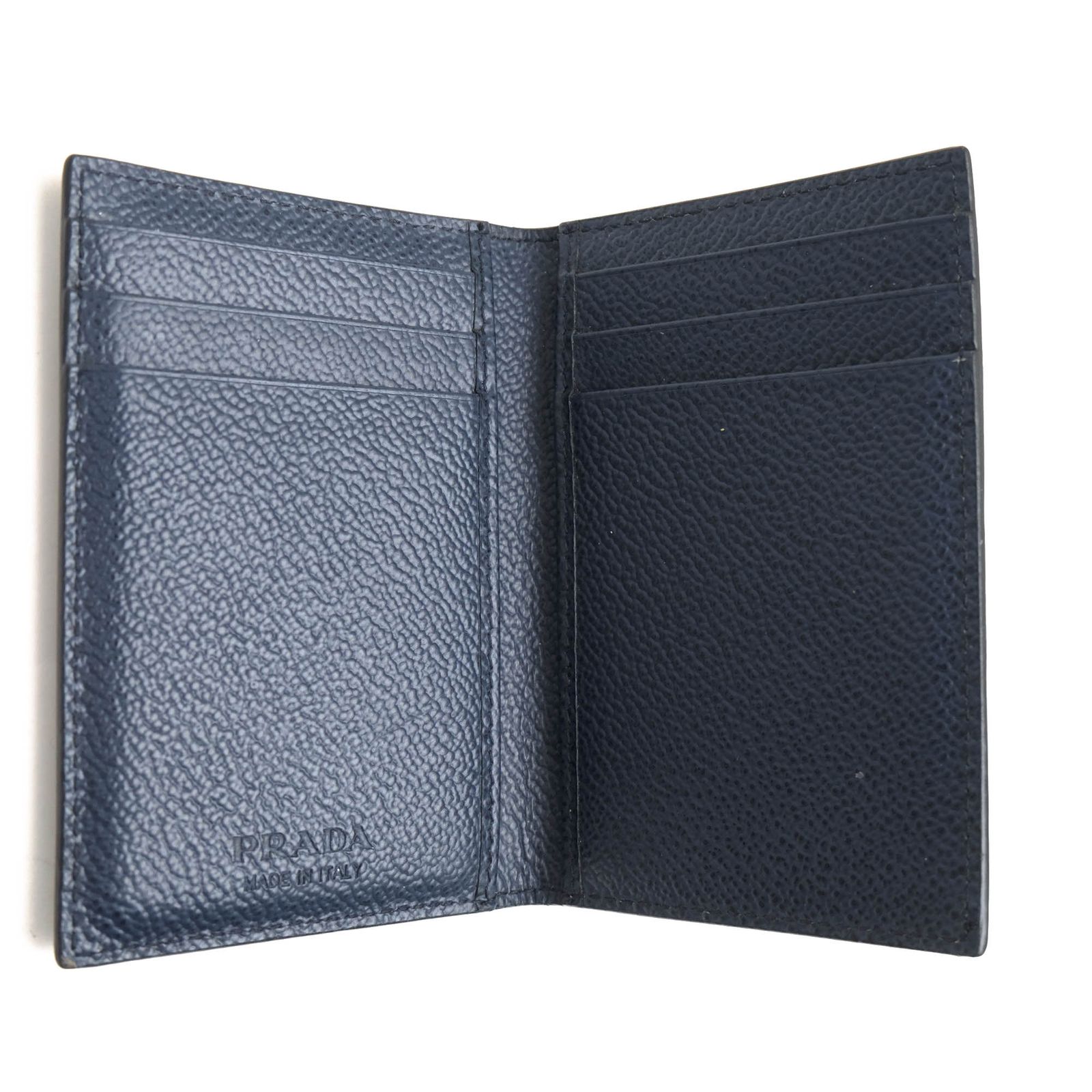 入手困難◆PRADA◆カーフスキン カードケース ブラック レザー PRADA】プラダ サフィアーノレザー カードケース (PRADA/カード