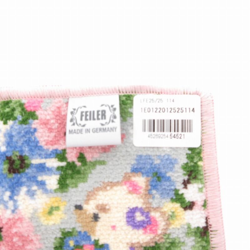 フェイラー FEILER タグ付き リリアファインドミー! ハンカチ ハンド