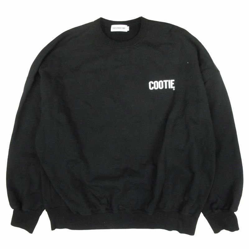 COOTIE クーティー ロゴプリントクルーネックスウェットトレーナー
