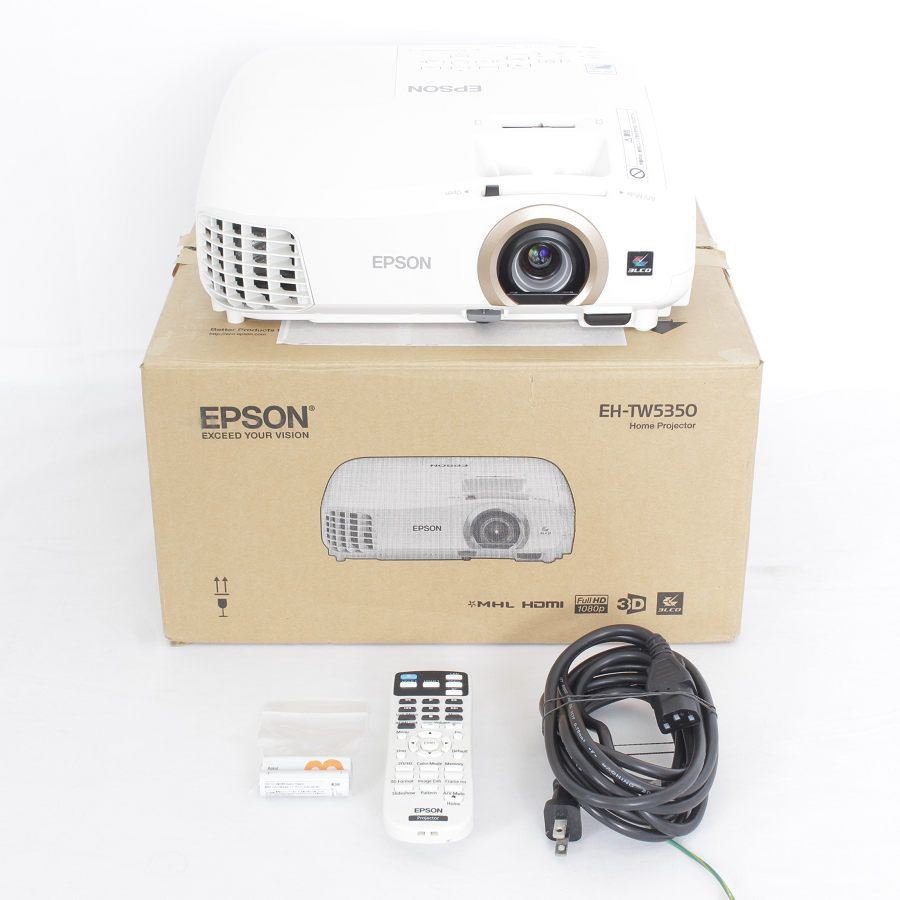 EPSON dreamio ホームプロジェクター(35000：1 2200lm) 3D対応 EH