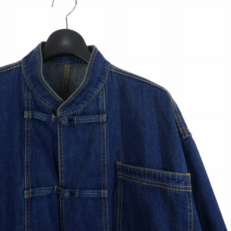 フレッシュサービス　デニムカンフーカバーオール　M Fresh Service (フレッシュサービス) DENIM KUNG-FU COVERALL