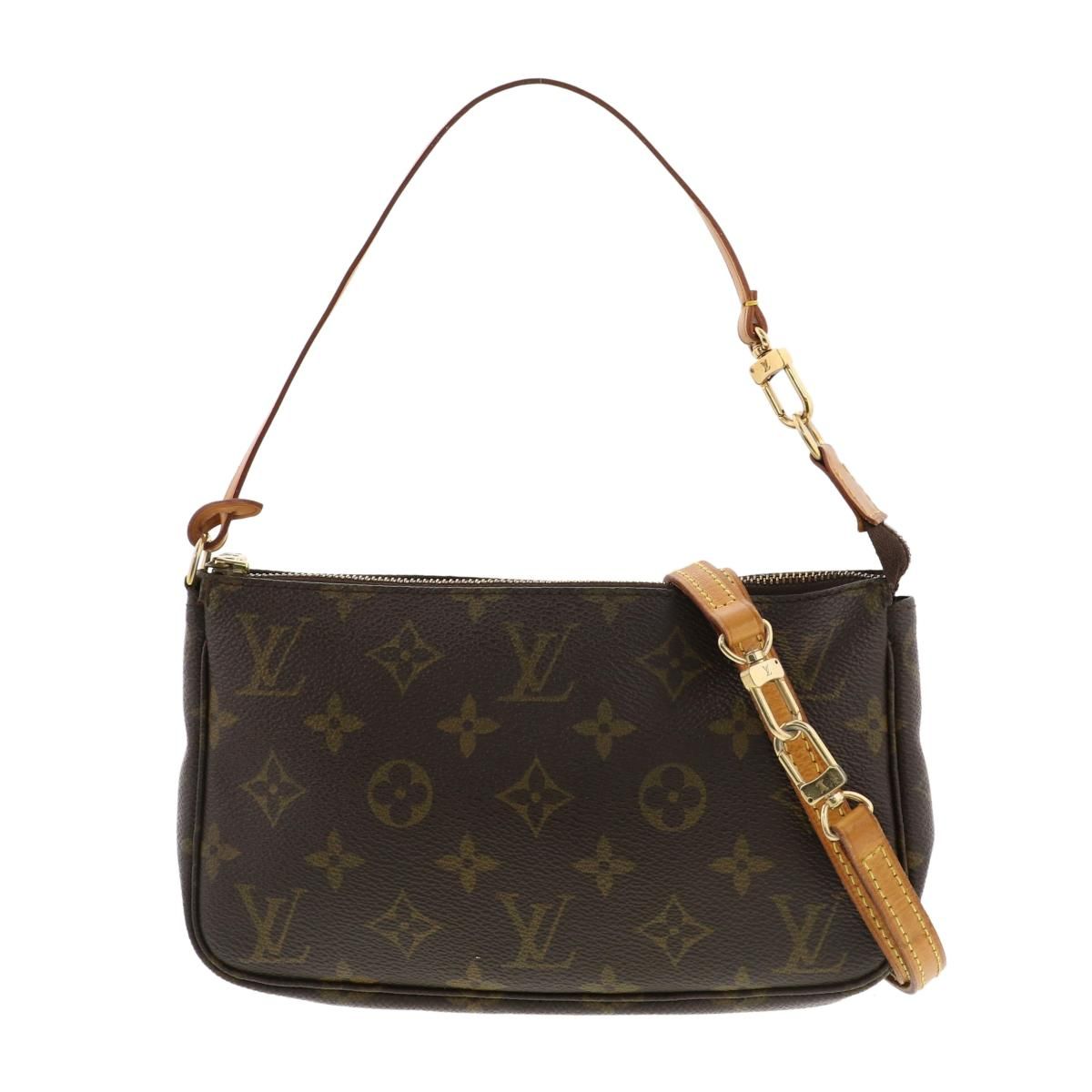 LOUIS VUITTON ルイヴィトン ﾎﾟｼｪｯﾄ･ｱｸｾｿﾜｰﾙ バッグ セカンドバッグ|ポーチ|クラッチ Monogram Brown M51980 used B
