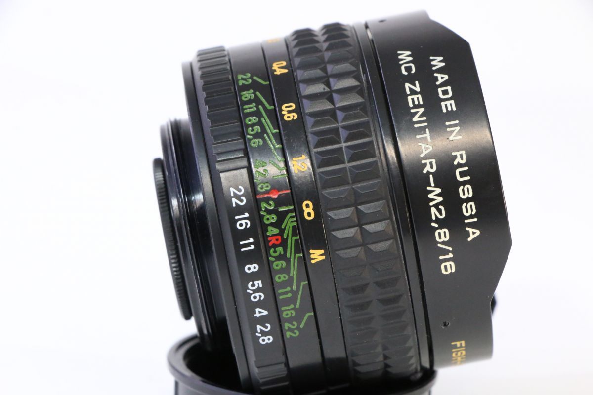 動作保証・点検済】レア玉良品□ZENITAR MC FISH-EYE ZENITAR-M 16mm