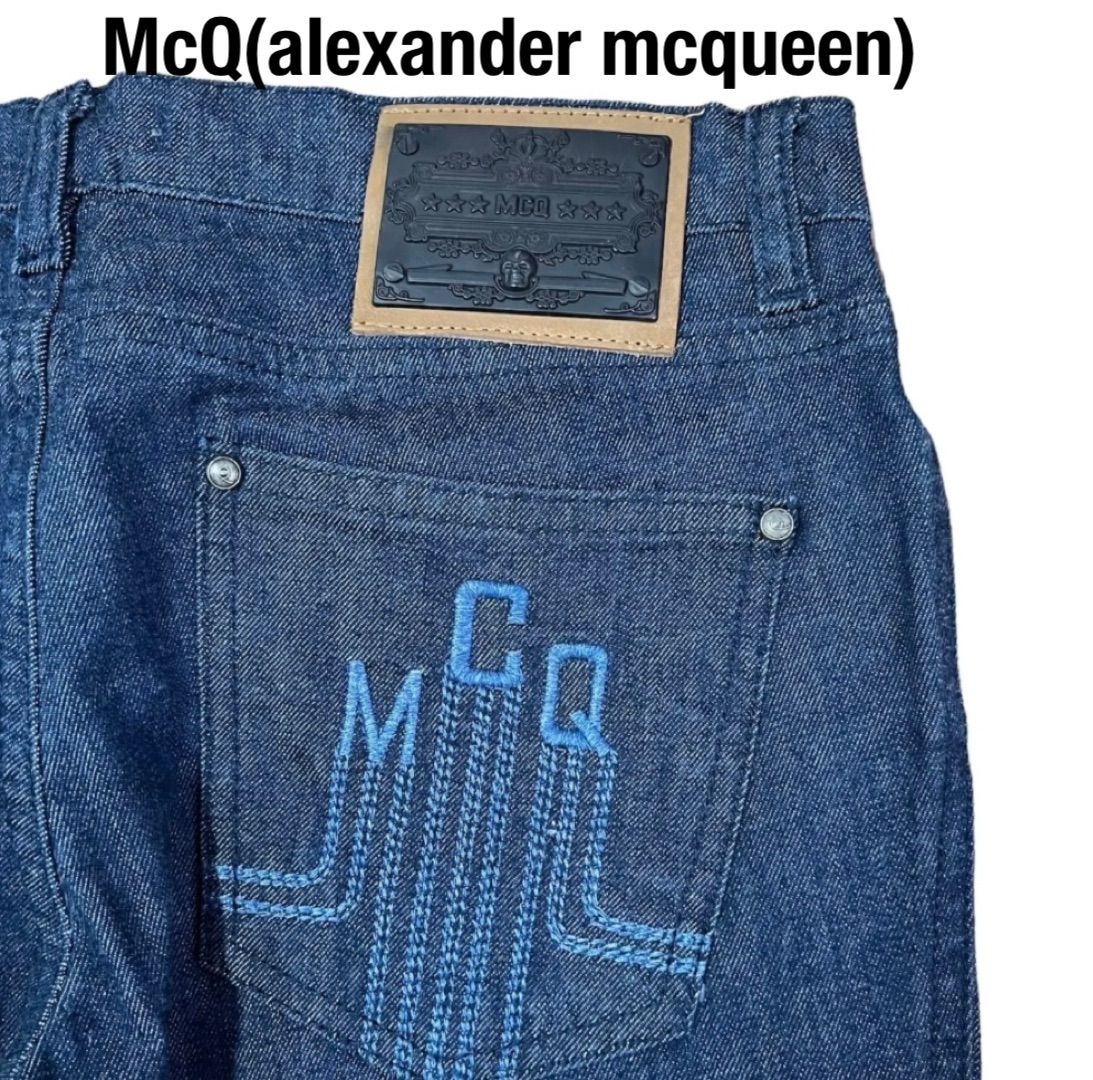 mcq (Alexander McQueen) 刺繍 denim pants