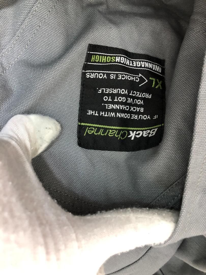  045021 BackChannel オーバーオール XL グレー パンツ バックチャンネル Back Channel オーバーオール つなぎ パンツ