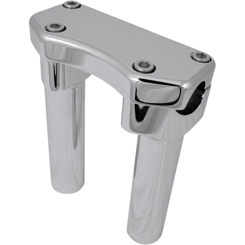 ハンドルバーライザー/トップクランプキット クローム/6インチ