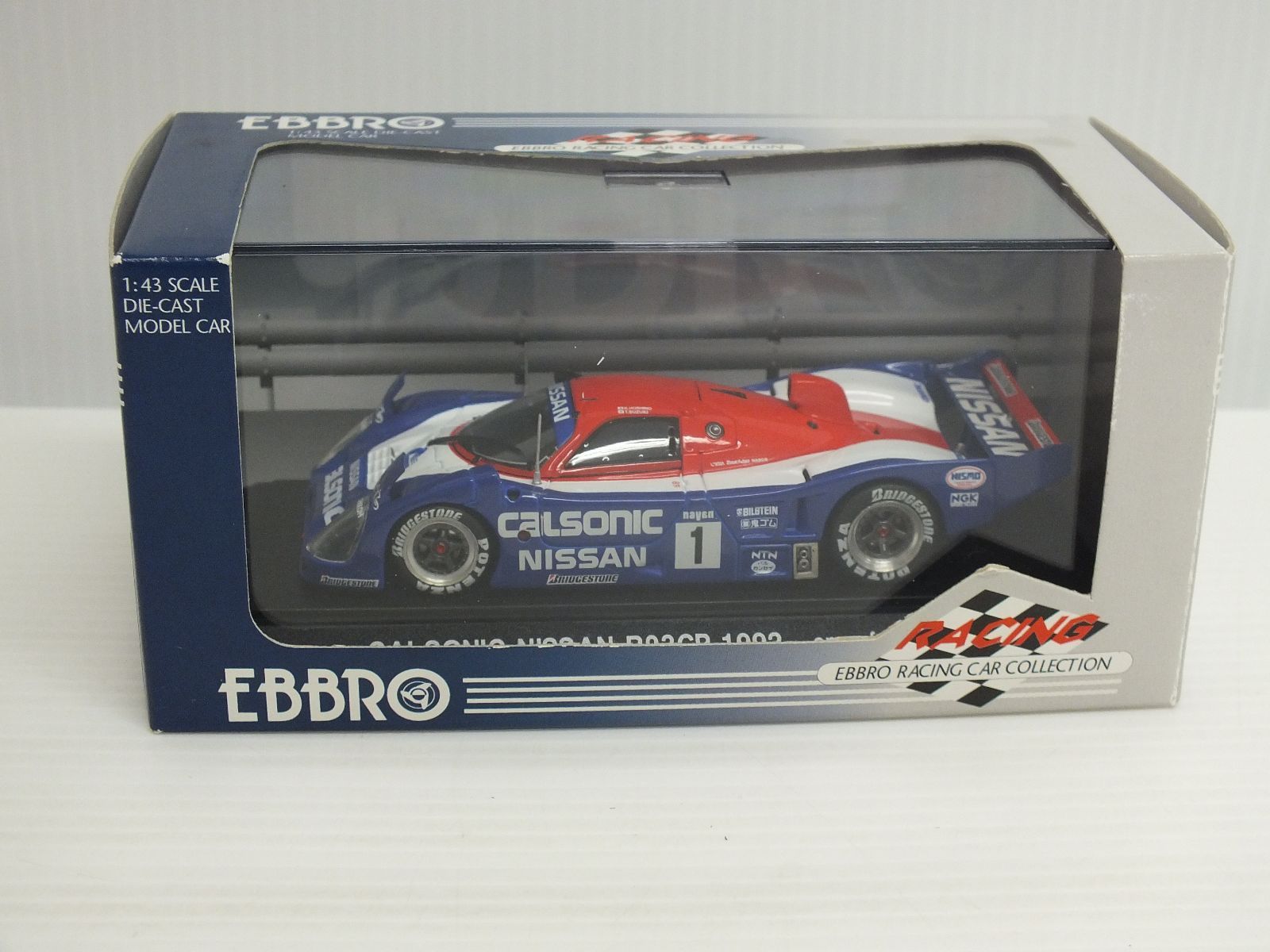EBBRO 1/43スケール CALSONIC NISSAN R92CP 1992 #1 ミニカー