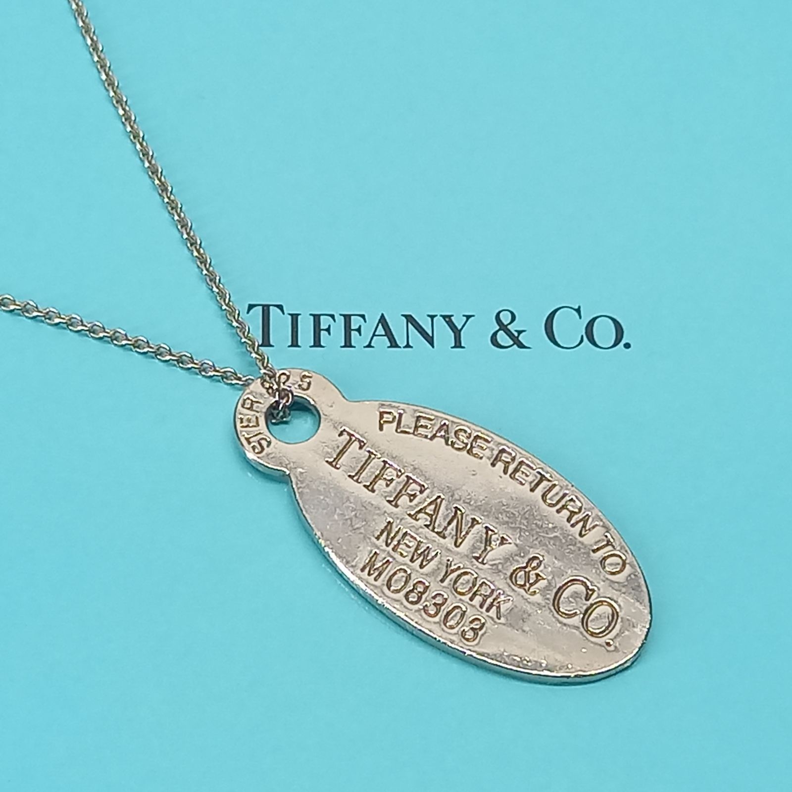 リターントゥオーバルタグ ネックレス TIFFANY &Co. ティファニー 925 