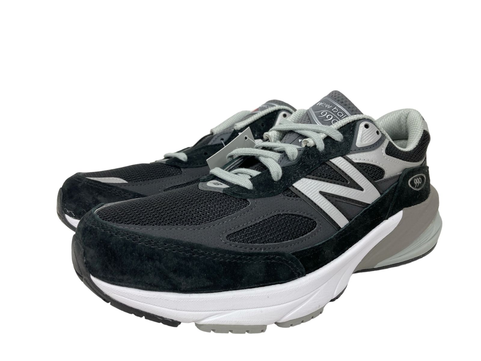 【新品】 NEW BALANCE (ニューバランス) M990BK6 V6 スエード×メッシュ スニーカー 28cm US10D ブラック メンズ/028