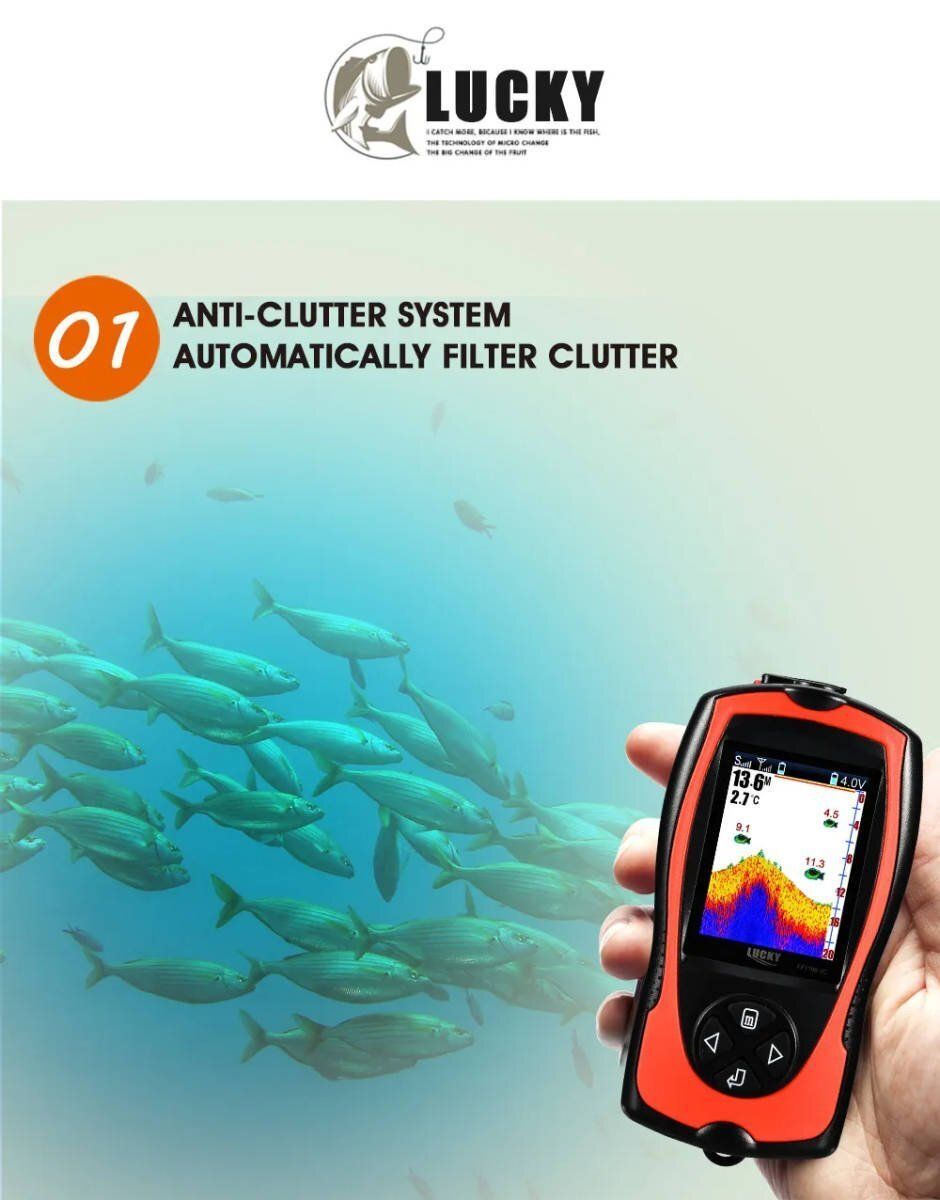 ポータブル魚群探知機 デバイス